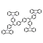 9H-Carbazole, 9,9',9'',9'''-[[1,1'-biphenyl]-4,4'-diylbis(2-ethenyl-1-ylidenedi-4,1-phenylene)]tetrakis- 