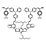 Benzeneacetonitrile, α,α'-[[4,8-bis[(2-ethylhexyl)oxy]benzo[1,2-b:4,5-b']dithiophene-2,6-diyl]bis[2,1,3-benzothiadiazole-7,4-diyl-(1E)-2,1-ethenediyl-4,1-phenylene(phenylimino)-4,1-phenylenemethylidyne]]bis[4-nitro-, (αE,α'E)- 