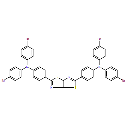 Benzenamine, 4,4'-thiazolo[5,4-d]thiazole-2,5-diylbis[N,N-bis(4-bromophenyl)- 