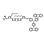 2-Propenoic acid, 3-[5-[6-[5-[2-[4-[bis[4-(9H-carbazol-9-yl)phenyl]amino]phenyl]ethenyl]-3-hexyl-2-thienyl]dithieno[3,2-b:2',3'-d]thien-2-yl]-4-hexyl-2-