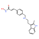 (E)-N-Hydroxy-3-(4-(((2-(2-methyl-1H-indol-3-yl)ethyl)amino)methyl)phenyl)acrylamide