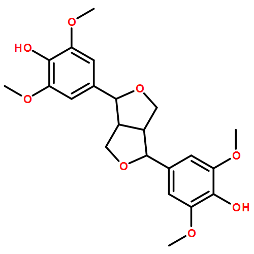 Phenol, 4,4'-(tetrahydro-1H,3H-furo[3,4-c]furan-1,4-diyl)bis[2,6-dimethoxy-, (1R,3aS,4R,6aS)-rel-