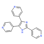 Pyridine, 4,4',4''-(1H-imidazole-2,4,5-triyl)tris-