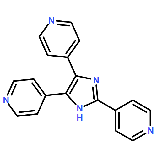 Pyridine, 4,4',4''-(1H-imidazole-2,4,5-triyl)tris-