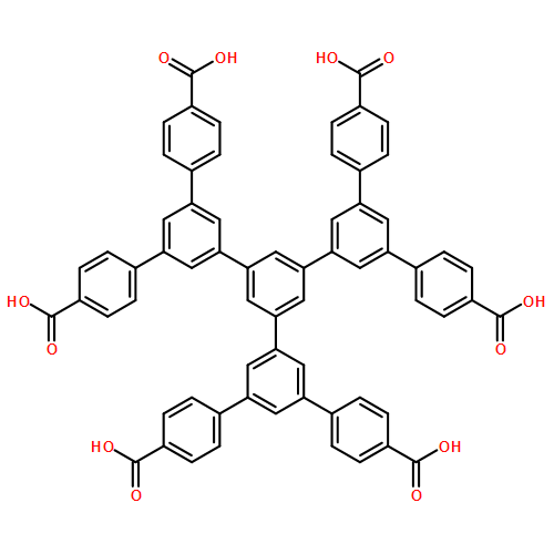 [1,1':3',1'':3'',1''':3''',1''''-Quinquephenyl]-4,4''''-dicarboxylic acid, 5',5'''-bis(4-carboxyphenyl)-5''-(4,4''-dicarboxy[1,1':3',1''-terphenyl]-5'-yl)-