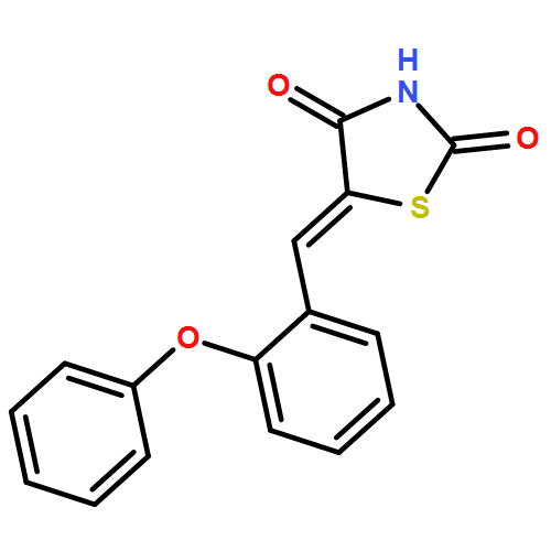 5-[(2-PHENOXYPHENYL)METHYLIDENE]-1,3-THIAZOLIDINE-2,4-DIONE