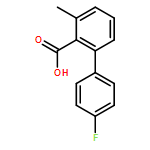 2-(4-FLUOROPHENYL)-6-METHYLBENZOIC ACID