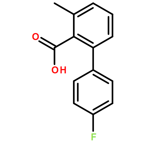 2-(4-FLUOROPHENYL)-6-METHYLBENZOIC ACID