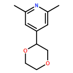 4-(1,4-DIOXAN-2-YL)-2,6-DIMETHYLPYRIDINE