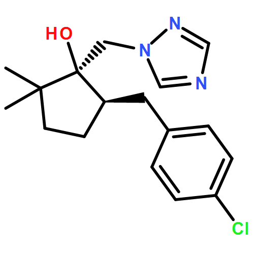 (1S,5R)-5-[(4-CHLOROPHENYL)METHYL]-2,2-DIMETHYL-1-(1,2,4-TRIAZOL-1-YLMETHYL)CYCLOPENTAN-1-OL