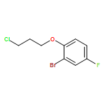 2-BROMO-1-(3-CHLOROPROPOXY)-4-FLUOROBENZENE