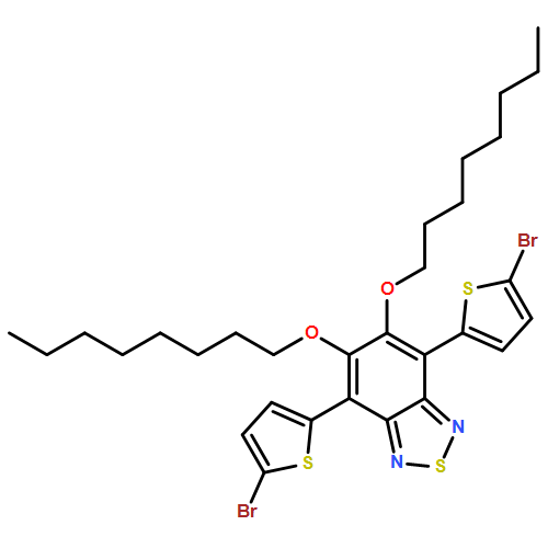 2,1,3-Benzothiadiazole, 4,7-bis(5-bromo-2-thienyl)-5,6-bis(octyloxy)-