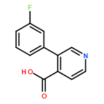 3-(3-FLUOROPHENYL)PYRIDINE-4-CARBOXYLIC ACID