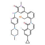 1(2H)-Isoquinolinone, 6-cyclopropyl-2-[3-[1,6-dihydro-1-methyl-5-[[5-(4-methyl-1-piperazinyl)-2-pyridinyl]amino]-6-oxo-3-pyridinyl]-2-