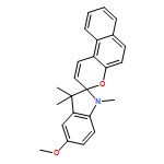 Spiro[2H-indole-2,3'-[3H]naphtho[2,1-b]pyran], 1,3-dihydro-5-methoxy-1,3,3-trimethyl-