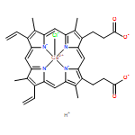 Chloro[3,3'-(3,7,12,17-tetramethyl-8,13-divinyl-2,18-porphyrindiyl-κ2n21,n23)dipropanoato(2-)]gallium