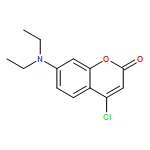 2H-1-Benzopyran-2-one,4-chloro-7-(diethylamino)-