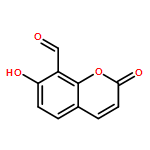 2H-1-Benzopyran-8-carboxaldehyde, 7-hydroxy-2-oxo-