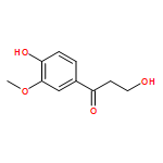 1-Propanone, 3-hydroxy-1-(4-hydroxy-3-methoxyphenyl)-