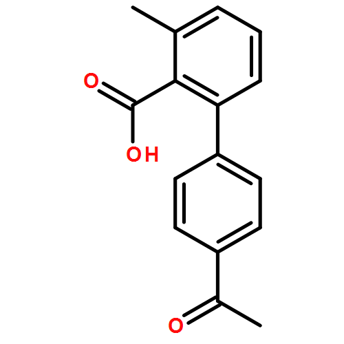 2-(4-ACETYLPHENYL)-6-METHYLBENZOIC ACID