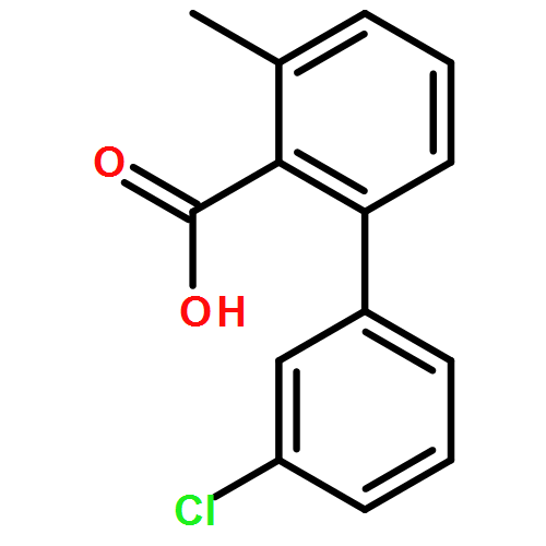 2-(3-CHLOROPHENYL)-6-METHYLBENZOIC ACID