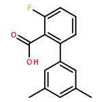 2-(3,5-DIMETHYLPHENYL)-6-FLUOROBENZOIC ACID