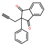 2-PHENYL-2-PROP-2-YNYLINDENE-1,3-DIONE 