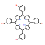 Phenol, 3,3',3'',3'''-(21H,23H-porphine-5,10,15,20-tetrayl)tetrakis-