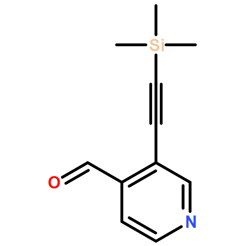 3-(2-TRIMETHYLSILYLETHYNYL)PYRIDINE-4-CARBALDEHYDE 