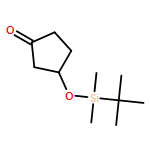 3-[TERT-BUTYL(DIMETHYL)SILYL]OXYCYCLOPENTAN-1-ONE