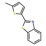 2-(5-METHYLTHIOPHEN-2-YL)-1,3-BENZOTHIAZOLE 