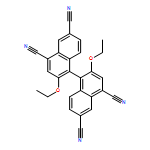 4-(4,6-DICYANO-2-ETHOXYNAPHTHALEN-1-YL)-3-ETHOXYNAPHTHALENE-1,7-DICARBONITRILE