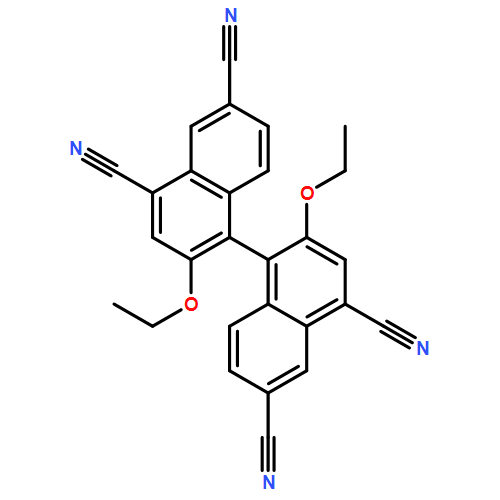 4-(4,6-DICYANO-2-ETHOXYNAPHTHALEN-1-YL)-3-ETHOXYNAPHTHALENE-1,7-DICARBONITRILE