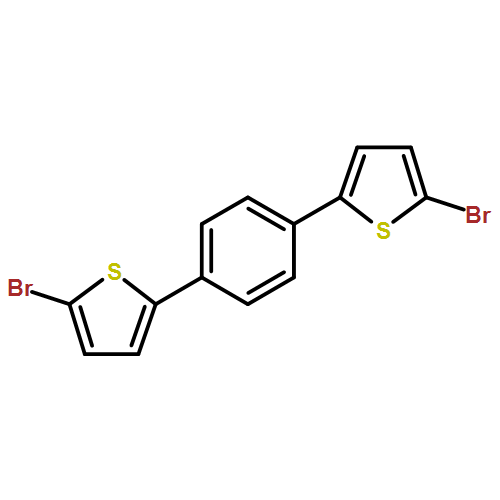 Thiophene, 2,2'-(1,4-phenylene)bis[5-bromo-