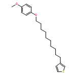 3-[10-(4-METHOXYPHENOXY)DECYL]THIOPHENE