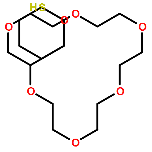 6-(1,4,7,10,13,16-HEXAOXACYCLOOCTADEC-2-YLMETHOXY)HEXANE-1-THIOL 