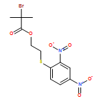 2-(2,4-DINITROPHENYL)SULFANYLETHYL 2-BROMO-2-METHYLPROPANOATE 