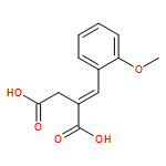 2-[(2-METHOXYPHENYL)METHYLIDENE]BUTANEDIOIC ACID 