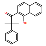 1-(1-HYDROXYNAPHTHALEN-2-YL)-2-METHYL-2-PHENYLPROPAN-1-ONE 