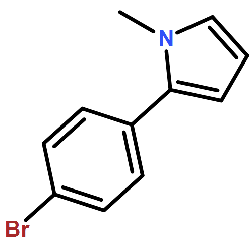 2-(4-BROMOPHENYL)-1-METHYLPYRROLE 