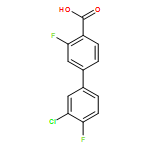 4-(3-CHLORO-4-FLUOROPHENYL)-2-FLUOROBENZOIC ACID