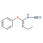 Carbamimidic acid, N-cyano-N'-ethyl-, phenyl ester