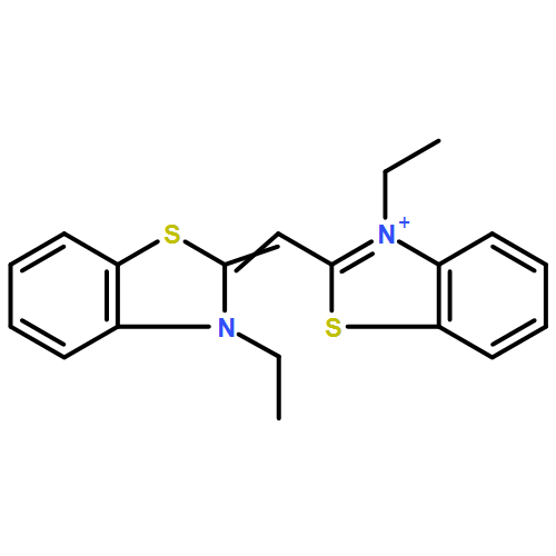 Benzothiazolium, 3-ethyl-2-[(3-ethyl-2(3H)-benzothiazolylidene)methyl]-