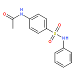 Acetamide, N-[4-[(phenylamino)sulfonyl]phenyl]-