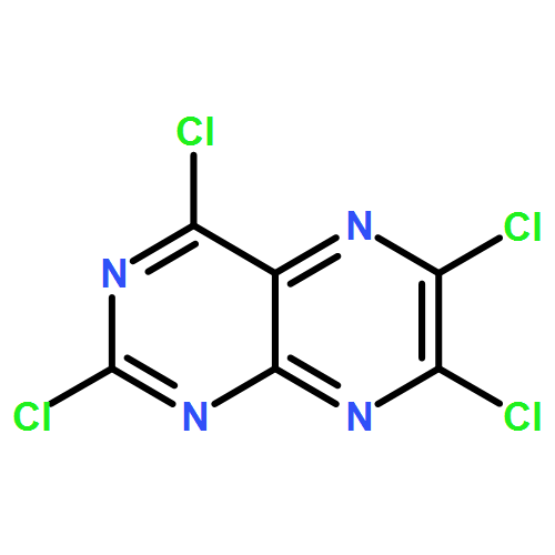 Pteridine, 2,4,6,7-tetrachloro-