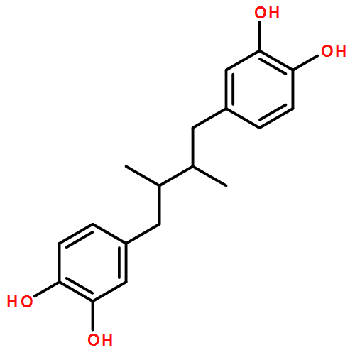 1,2-Benzenediol, 4,4'-[(2R,3S)-2,3-dimethyl-1,4-butanediyl]bis-, rel-