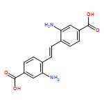 3-AMINO-4-[(E)-2-(2-AMINO-4-CARBOXYPHENYL)ETHENYL]BENZOIC ACID