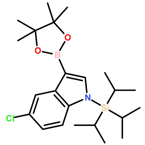 [5-CHLORO-3-(4,4,5,5-TETRAMETHYL-1,3,2-DIOXABOROLAN-2-YL)INDOL-1-YL]-TRI(PROPAN-2-YL)SILANE