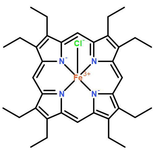 Iron, chloro[2,3,7,8,12,13,17,18-octaethyl-21H,23H-porphinato(2-)-κN21,κN22,κN23,κN24]-, (SP-5-12)-