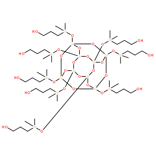 1-?Propanol, 3,?3',?3'',?3''',?3'''',?3''''',?3'''''',?3'''''''-?[pentacyclo[9.5.1.13,?9.15,?15.17,?13]?octasiloxane-?1,?3,?5,?7,?9,?11,?13,?15-?octayloctakis[oxy(di?methylsilylene)?]?]?octakis- 